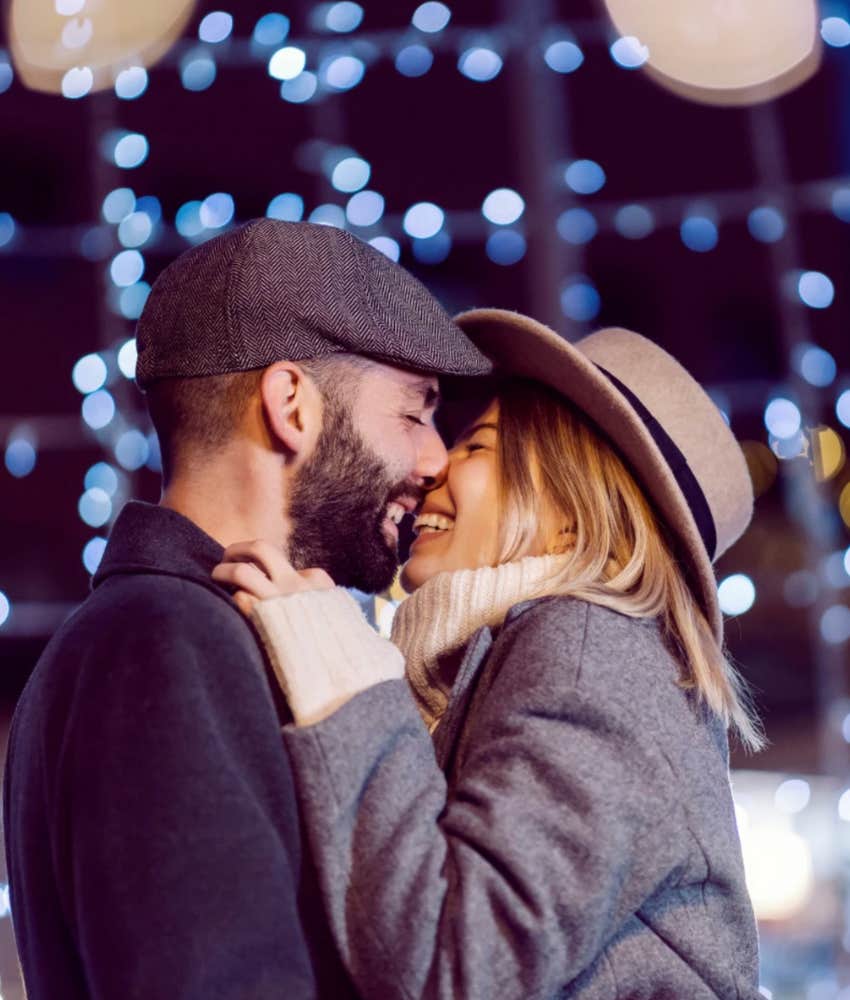 Woman in love with a man after her divorce 