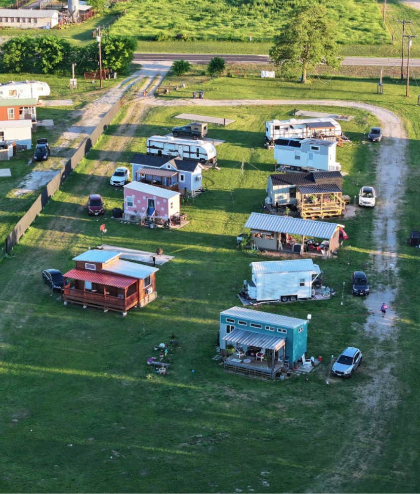 birds nest tiny home community women