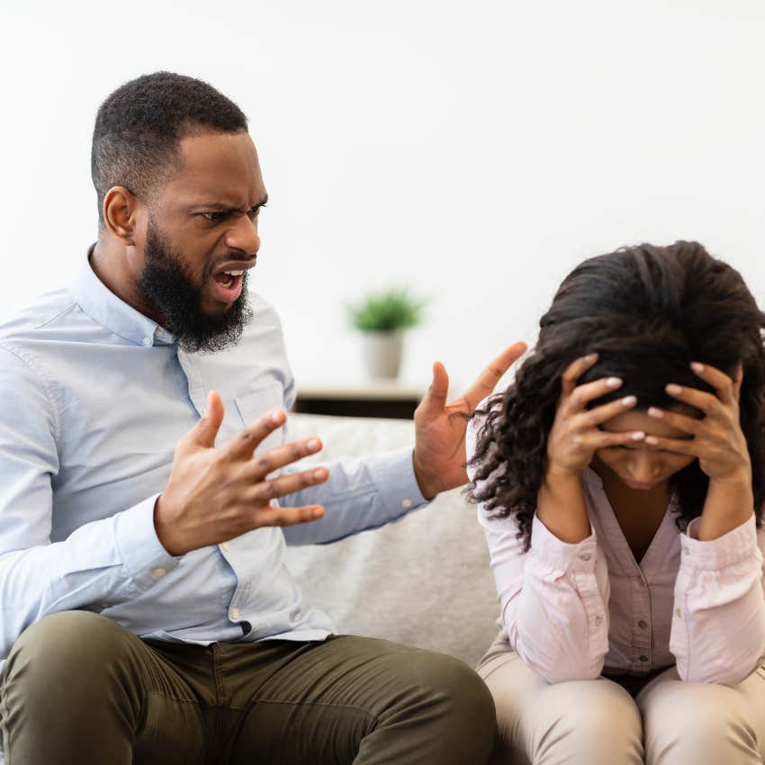 man making the costly mistake of saying things he can never take back