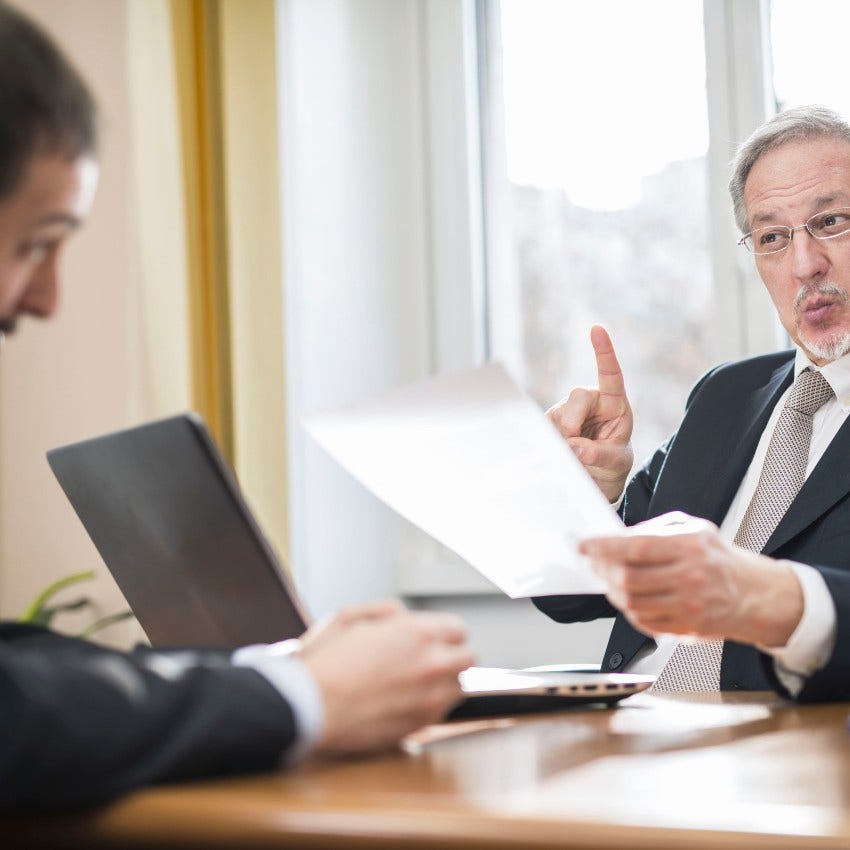 man asking what job pays as the interview ends