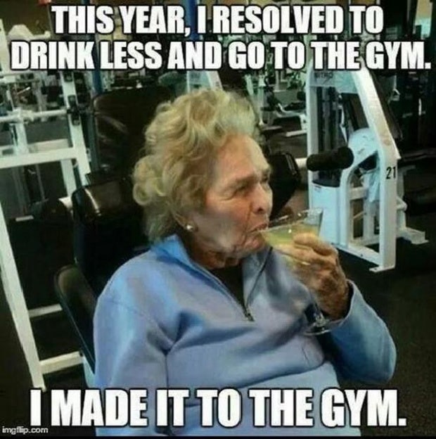 gym funny new year meme new years memes
