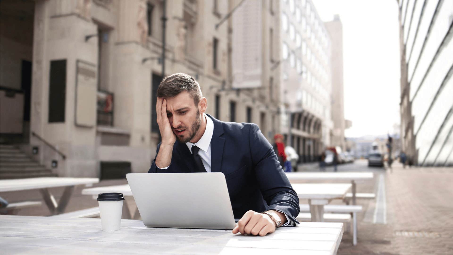 man feeling not real or worthy