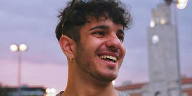 Man in love says things.