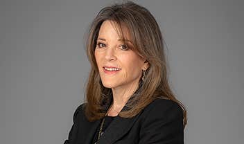 Marianne Williamson teaching self-love and acceptance