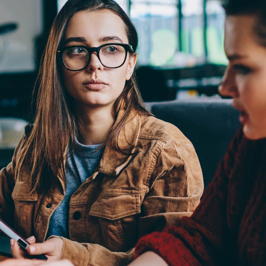 woman who is a better more compassionate human understanding thoughts