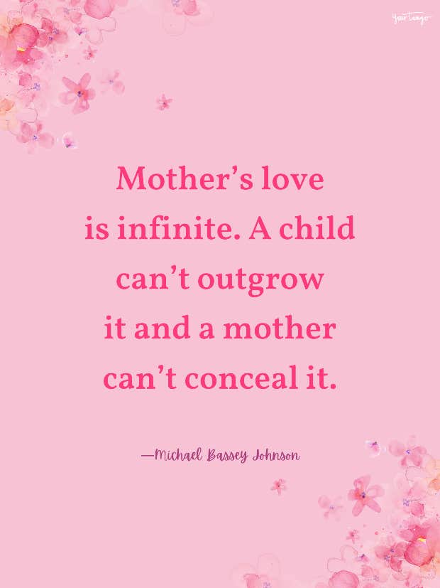 mother's day quote from son michael bassey johnson mother's love quote