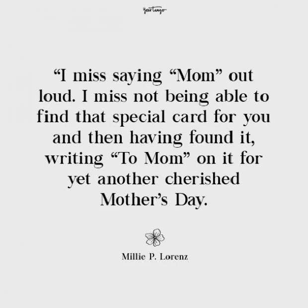 Millie P. Lorenz miss you mom quote Millie P. Lorenz miss you mom quote