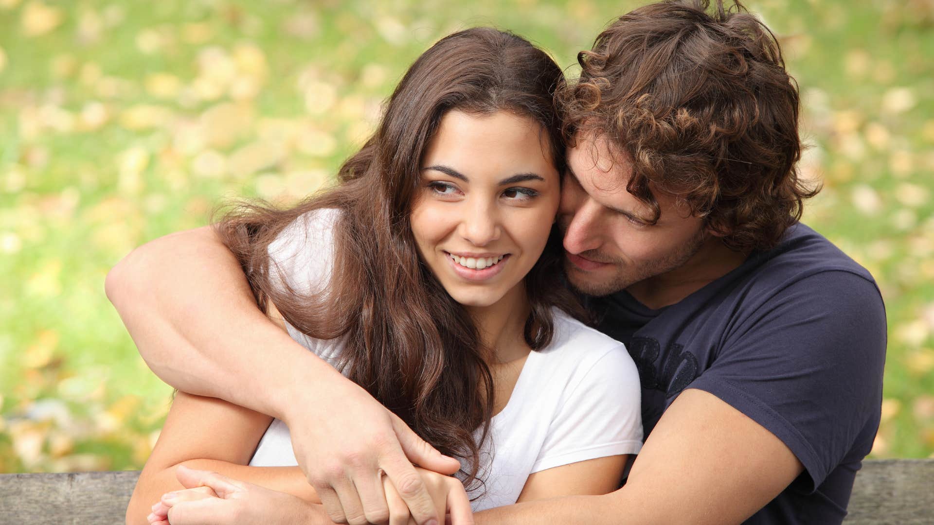 Overprotective person hugs a bit too much showing they grew up in unstable home