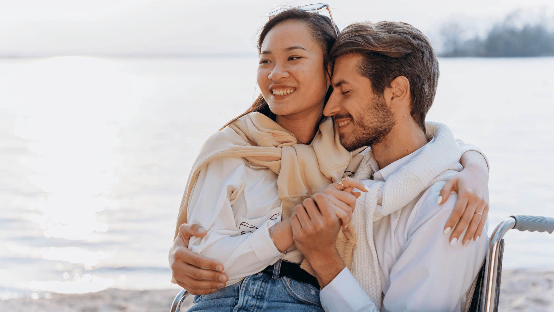 Man appreciating the person he loves and telling her so