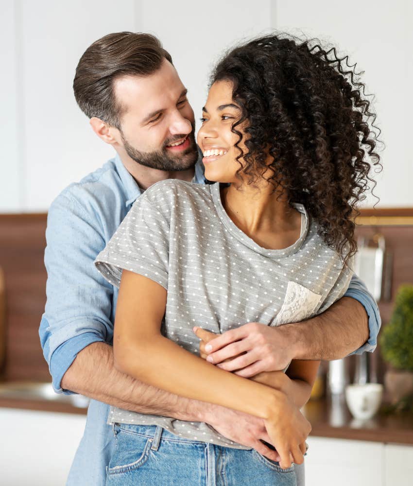 Man in love shows concern