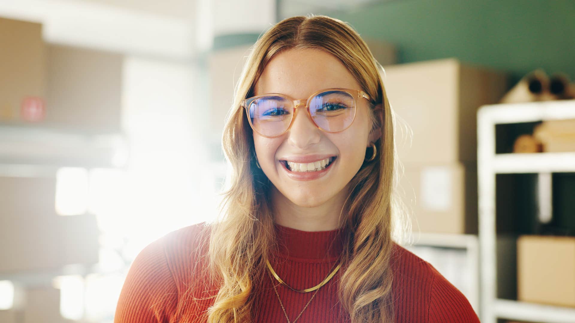 woman who has passed her soul's most painful test as she finally sees gift inside loss