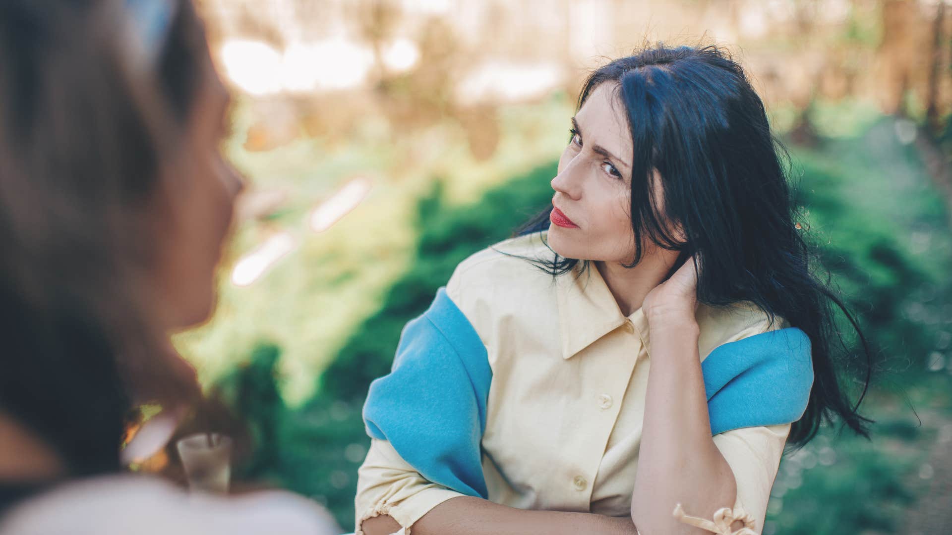 woman with daddy issues struggling to trust people