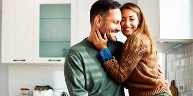 Long-married couple staying madly in love