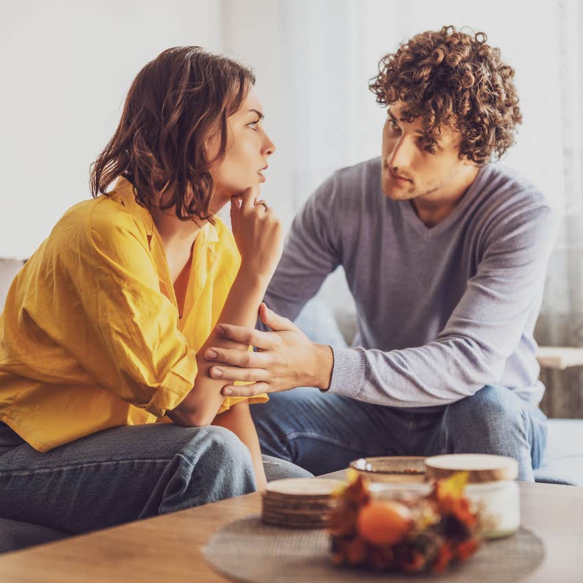 woman with man as she took back her last name