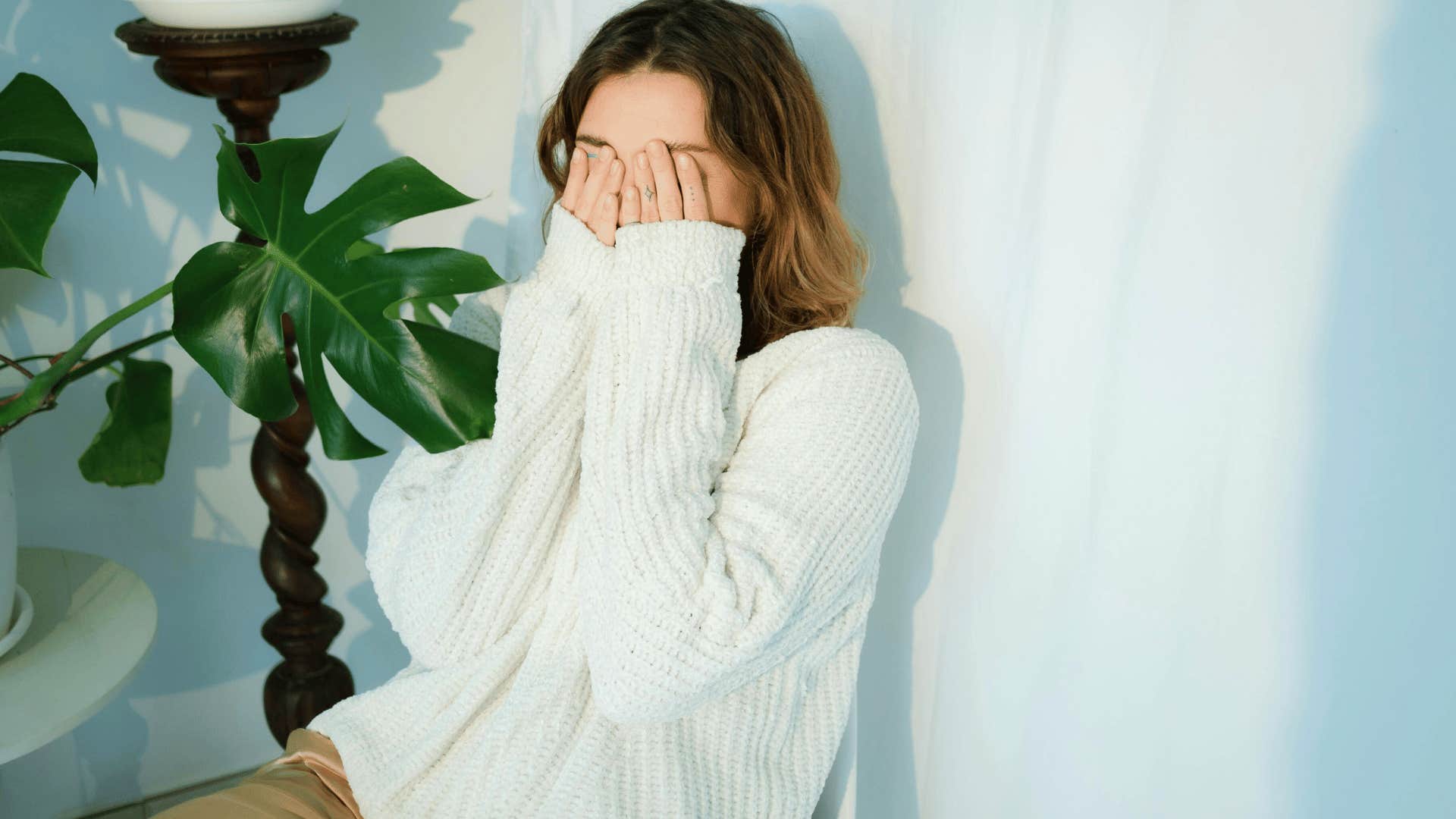 woman feeling shame from a partner who needs time to mature